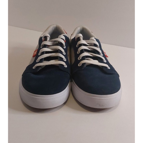 DC Anvil Low Top Sneakers Yout Sz 6.0 Womens 8Blue, Grey, Red Skateboarding #300 - Picture 9 of 10
